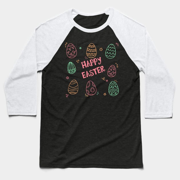 Happy Easter Baseball T-Shirt by letnothingstopyou